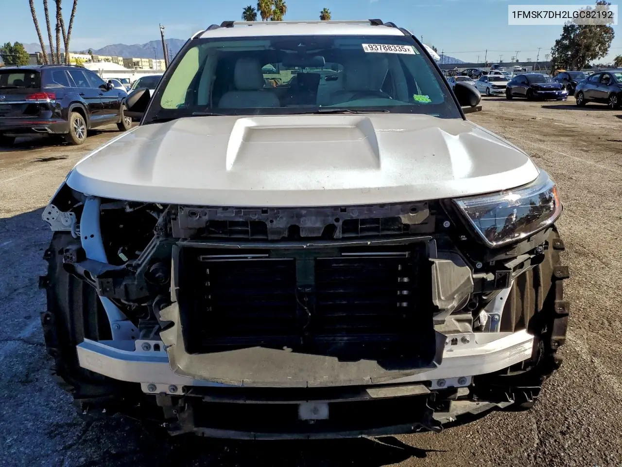 1FMSK7DH2LGC82192 2020 Ford Explorer Xlt