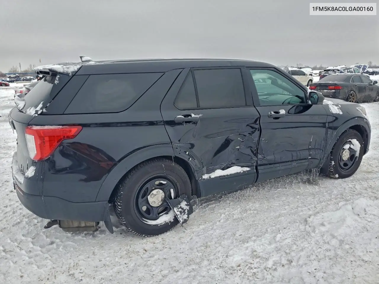 1FM5K8AC0LGA00160 2020 Ford Explorer Police Interceptor