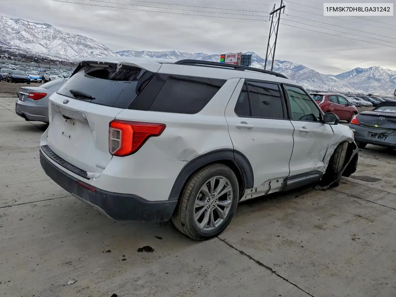 1FMSK7DH8LGA31242 2020 Ford Explorer Xlt