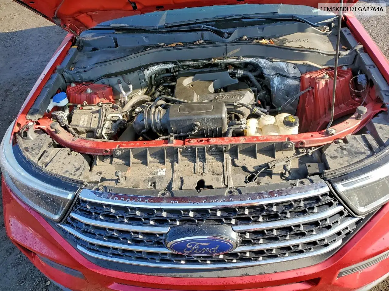 1FMSK8DH7LGA87646 2020 Ford Explorer Xlt