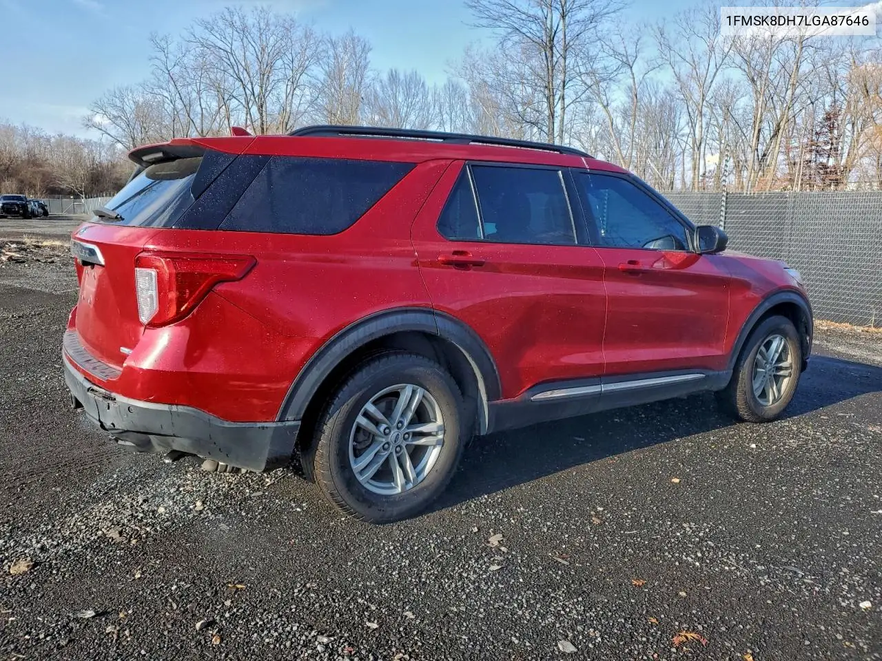 1FMSK8DH7LGA87646 2020 Ford Explorer Xlt