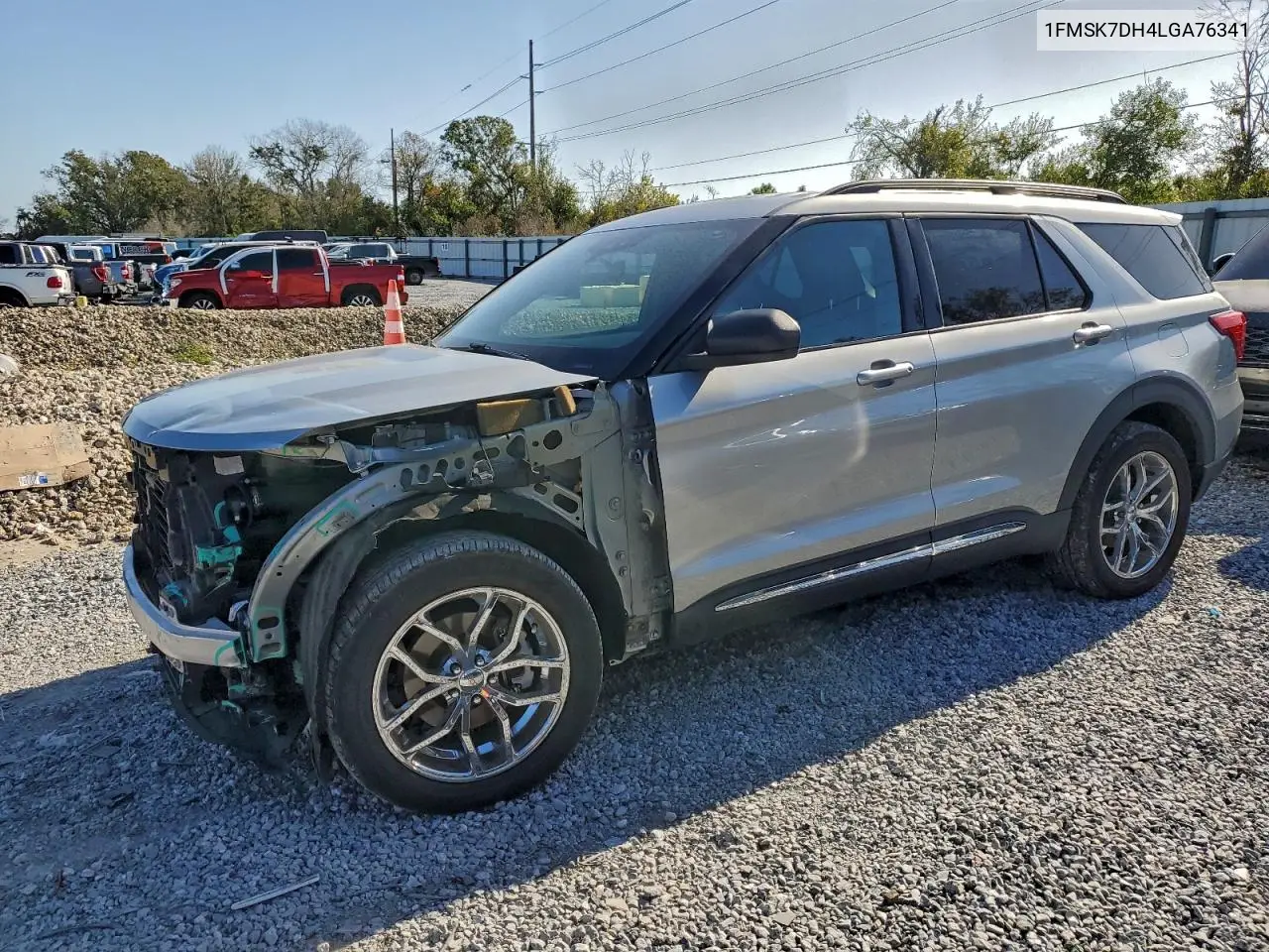 1FMSK7DH4LGA76341 2020 Ford Explorer Xlt
