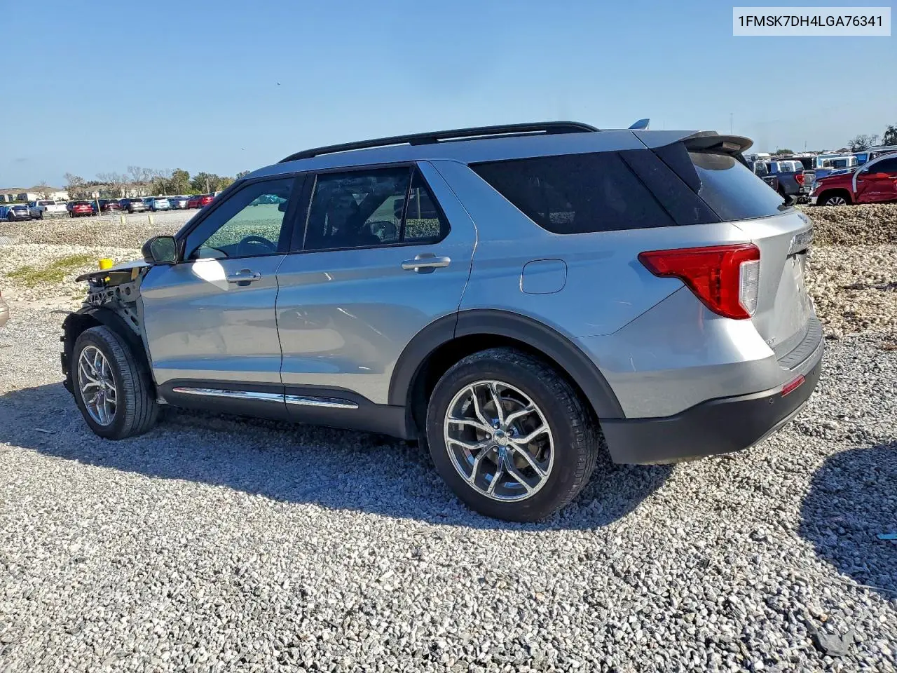 1FMSK7DH4LGA76341 2020 Ford Explorer Xlt