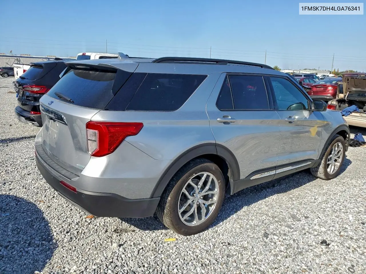 1FMSK7DH4LGA76341 2020 Ford Explorer Xlt