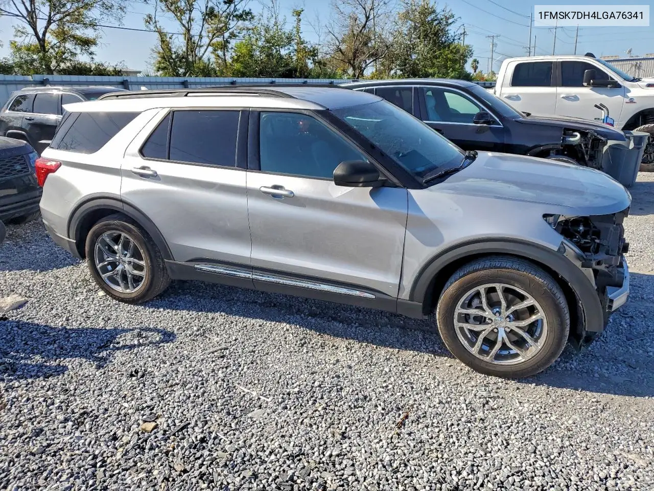 1FMSK7DH4LGA76341 2020 Ford Explorer Xlt