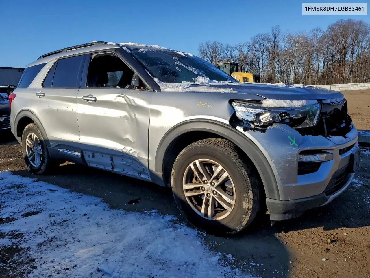 1FMSK8DH7LGB33461 2020 Ford Explorer Xlt