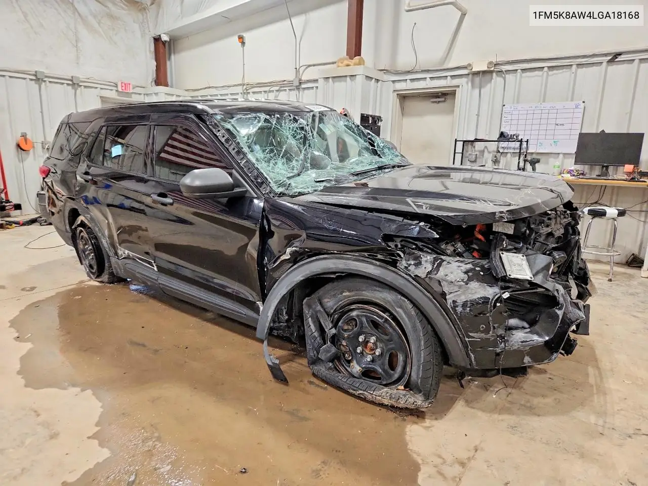 1FM5K8AW4LGA18168 2020 Ford Explorer Police Interceptor