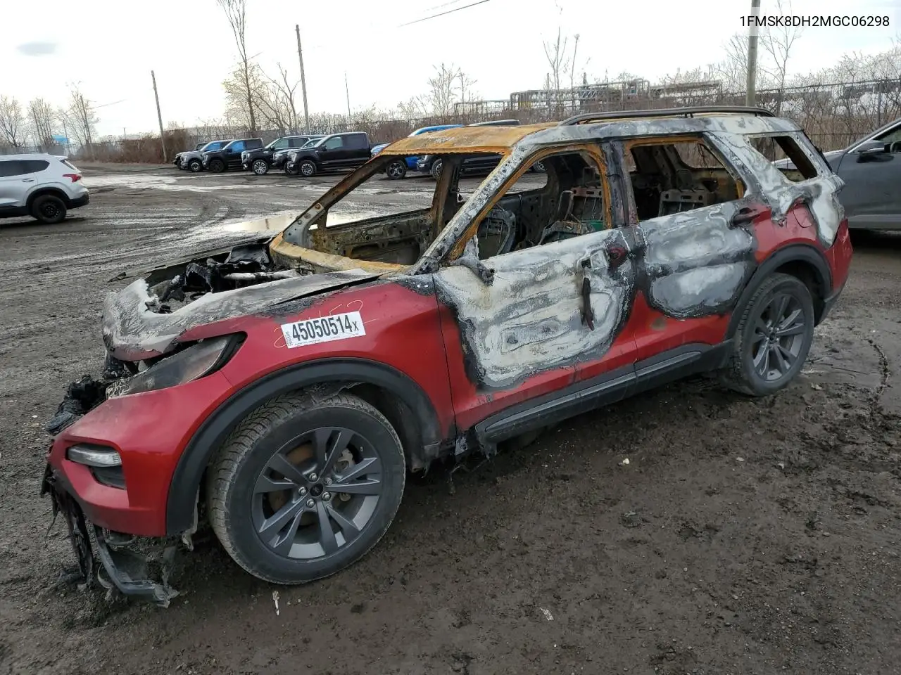 1FMSK8DH2MGC06298 2021 Ford Explorer Xlt