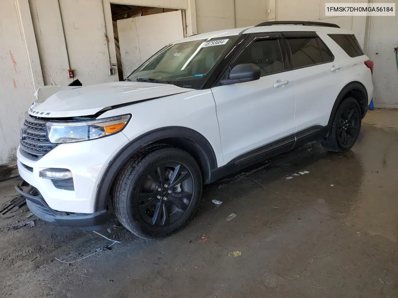 1FMSK7DH0MGA56184 2021 Ford Explorer Xlt