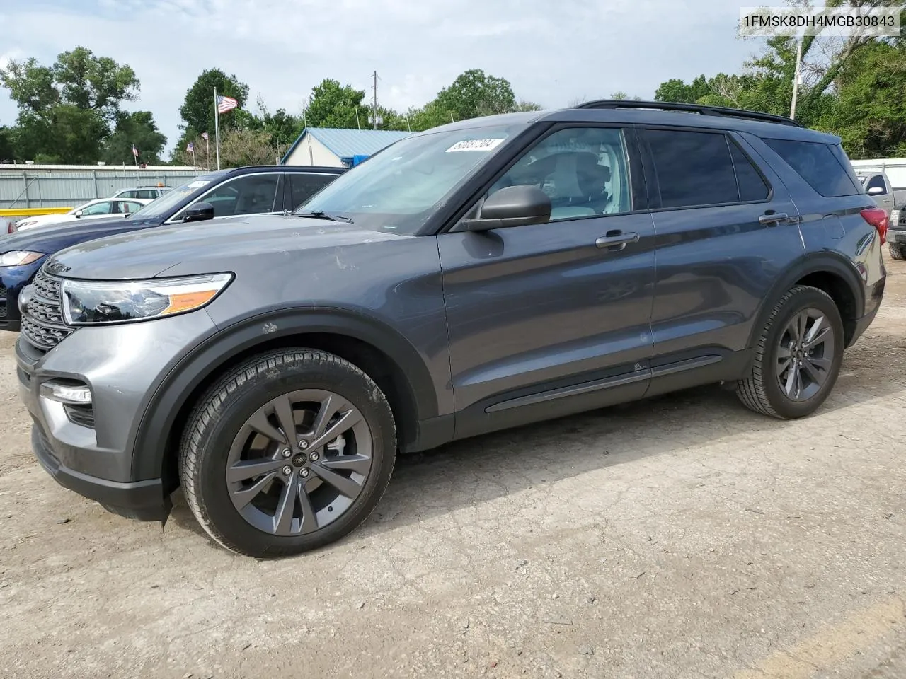 2021 Ford Explorer Xlt VIN: 1FMSK8DH4MGB30843 Lot: 60087304