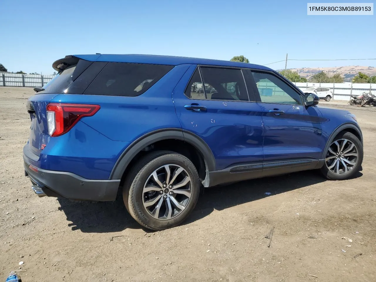 2021 Ford Explorer St VIN: 1FM5K8GC3MGB89153 Lot: 70666054