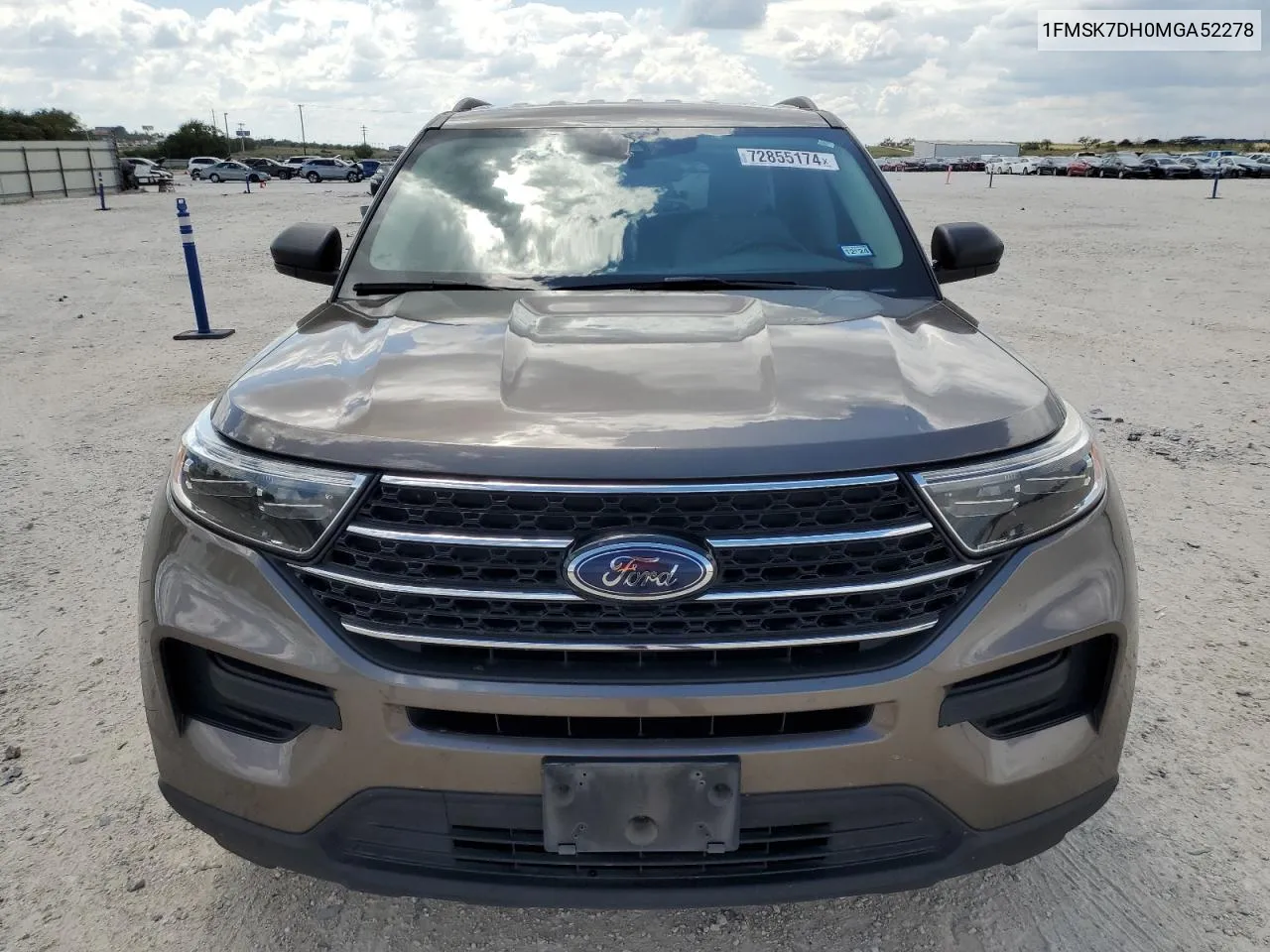 1FMSK7DH0MGA52278 2021 Ford Explorer Xlt