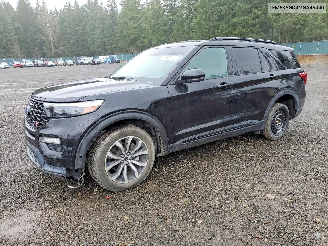 1FM5K8GC4MGA46440 2021 Ford Explorer St
