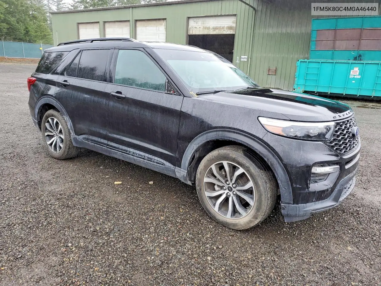 1FM5K8GC4MGA46440 2021 Ford Explorer St