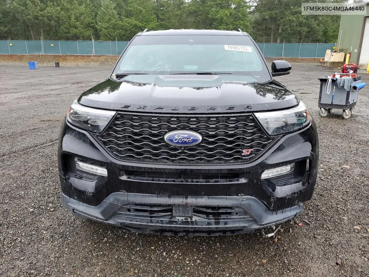 1FM5K8GC4MGA46440 2021 Ford Explorer St
