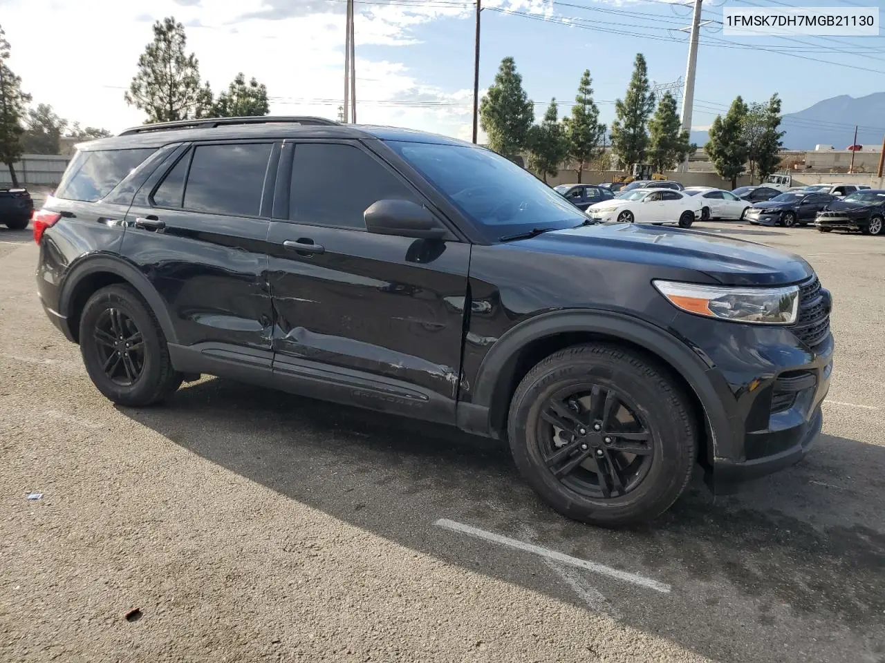 1FMSK7DH7MGB21130 2021 Ford Explorer Xlt
