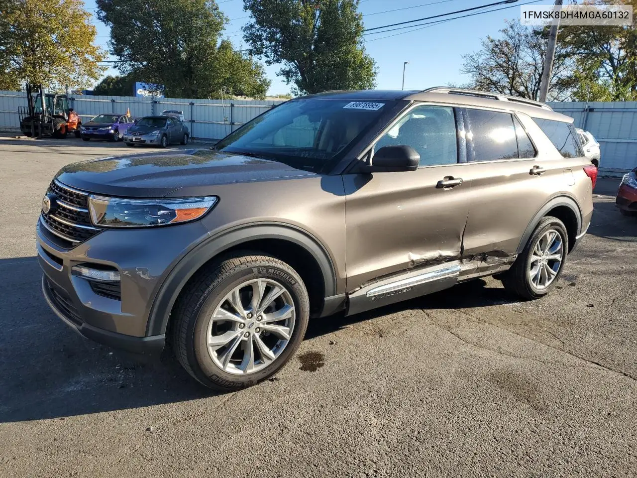 1FMSK8DH4MGA60132 2021 Ford Explorer Xlt