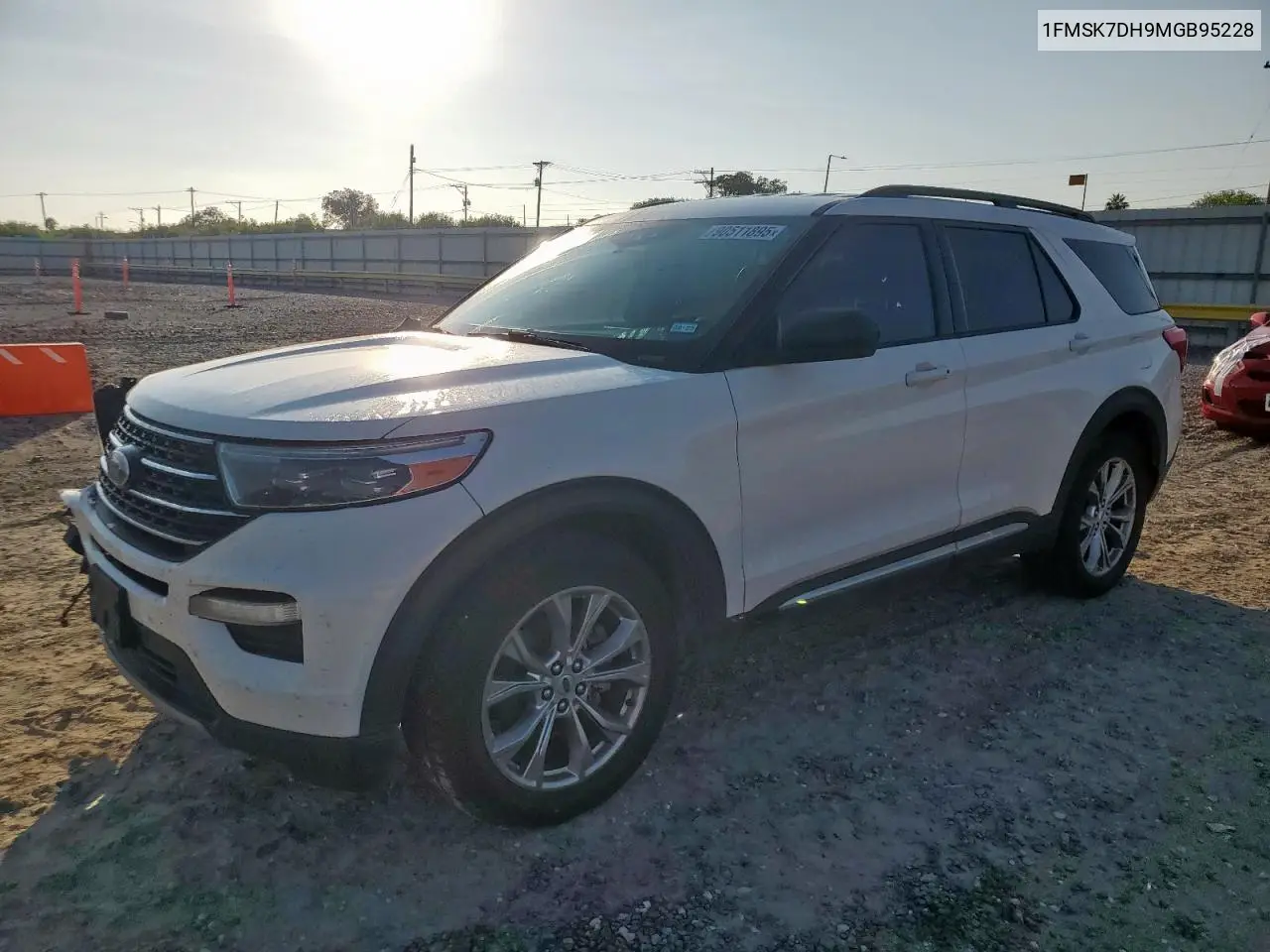 1FMSK7DH9MGB95228 2021 Ford Explorer Xlt
