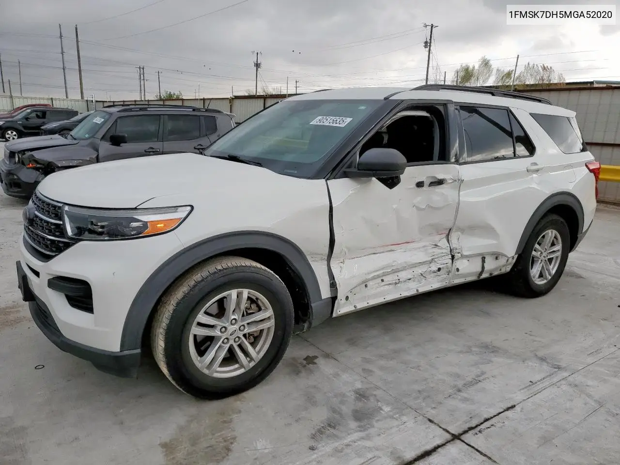 1FMSK7DH5MGA52020 2021 Ford Explorer Xlt