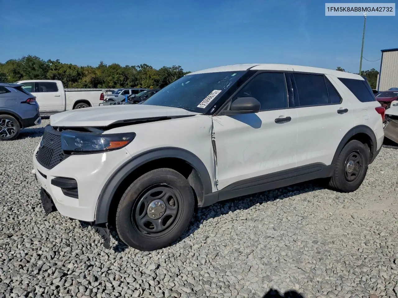 1FM5K8AB8MGA42732 2021 Ford Explorer Police Interceptor