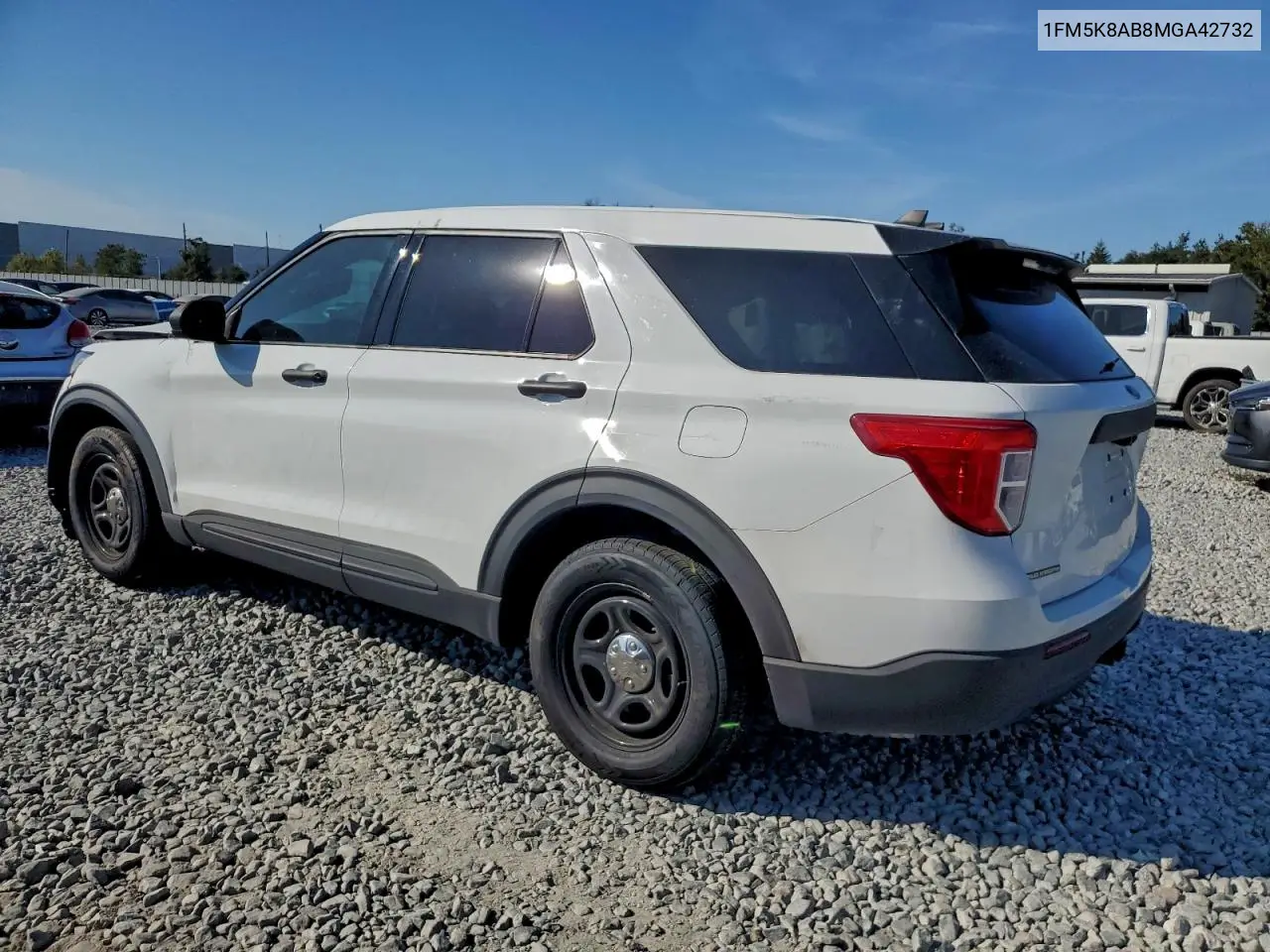 1FM5K8AB8MGA42732 2021 Ford Explorer Police Interceptor
