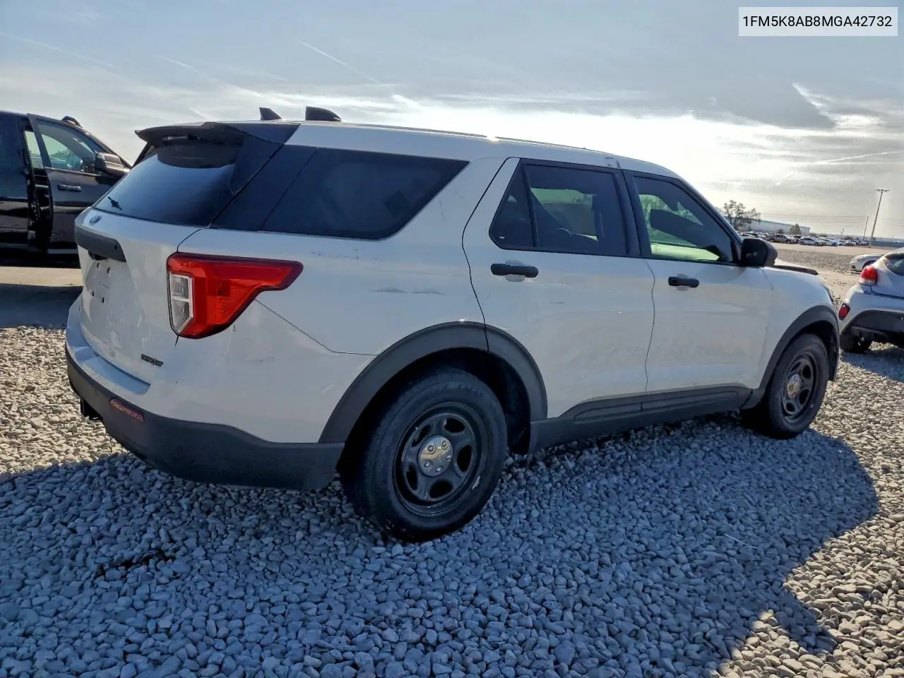 1FM5K8AB8MGA42732 2021 Ford Explorer Police Interceptor
