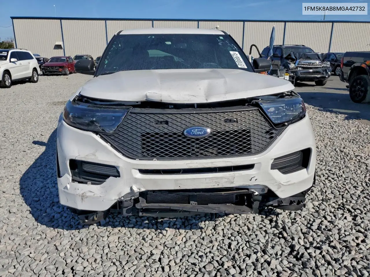1FM5K8AB8MGA42732 2021 Ford Explorer Police Interceptor