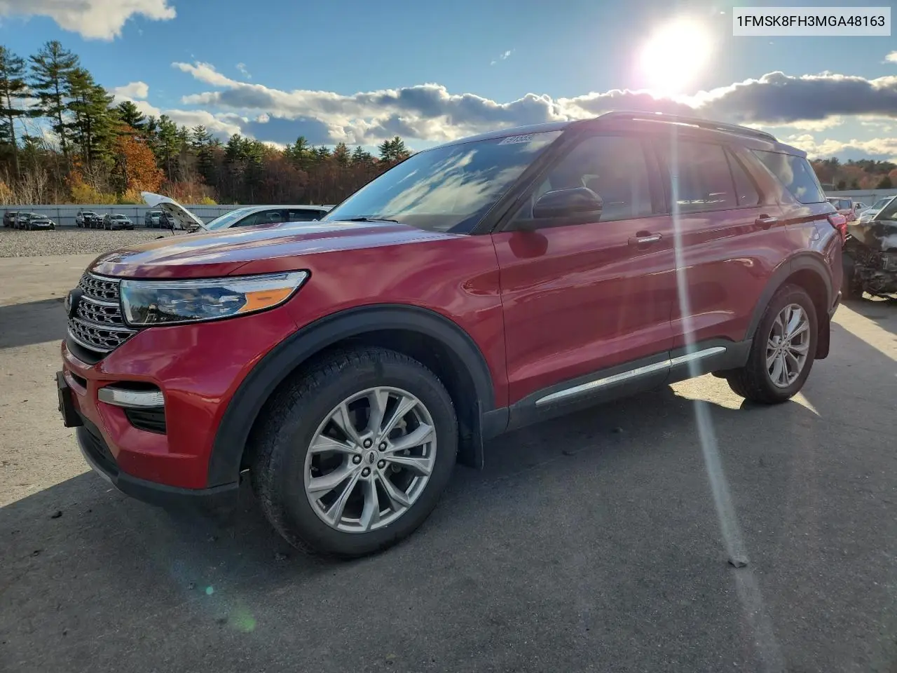 1FMSK8FH3MGA48163 2021 Ford Explorer Limited