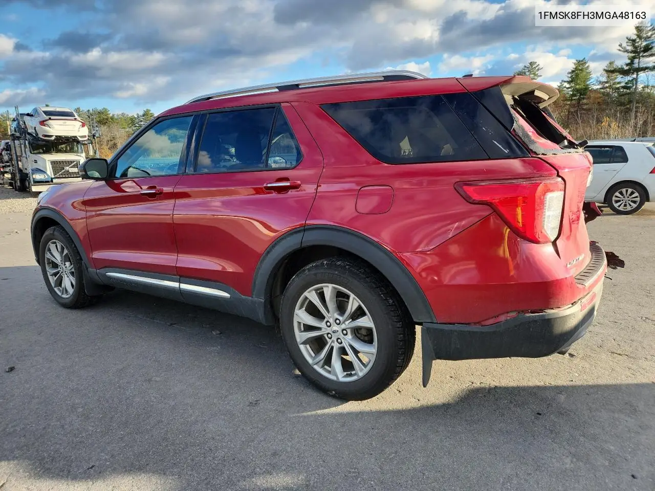 1FMSK8FH3MGA48163 2021 Ford Explorer Limited