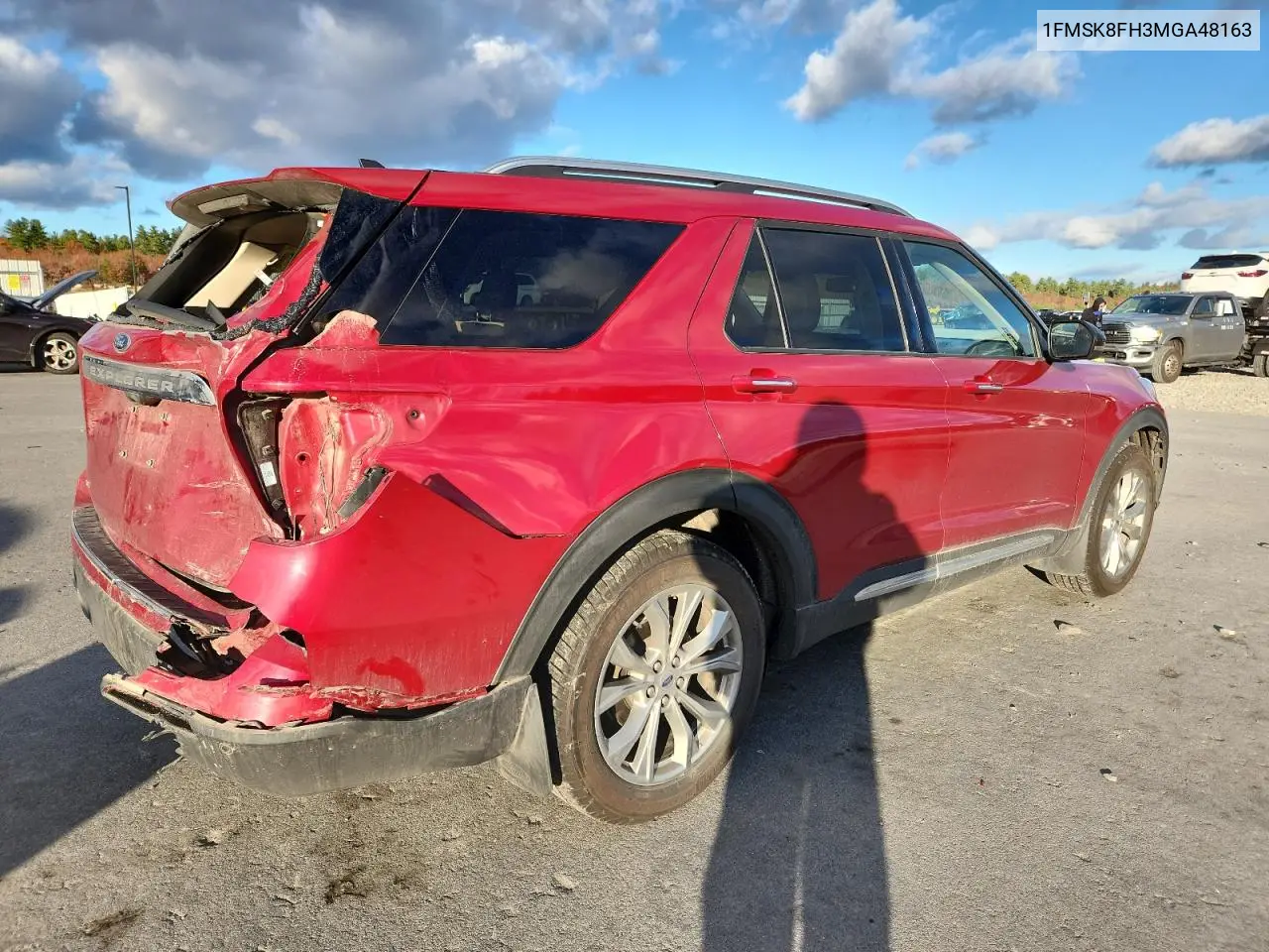 1FMSK8FH3MGA48163 2021 Ford Explorer Limited