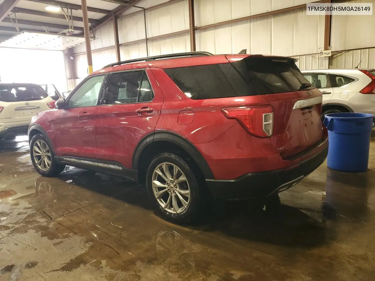1FMSK8DH5MGA26149 2021 Ford Explorer Xlt