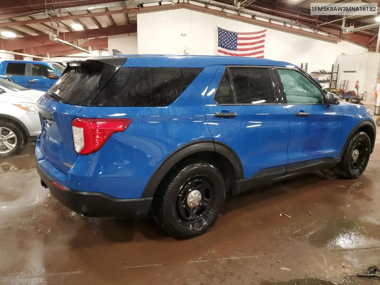 1FM5K8AW3MNA16182 2021 Ford Explorer Police Interceptor