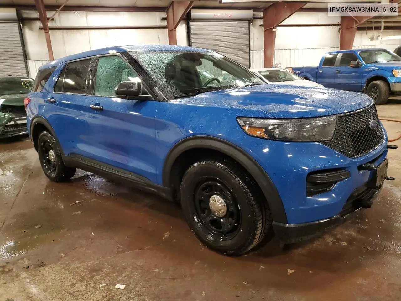 1FM5K8AW3MNA16182 2021 Ford Explorer Police Interceptor