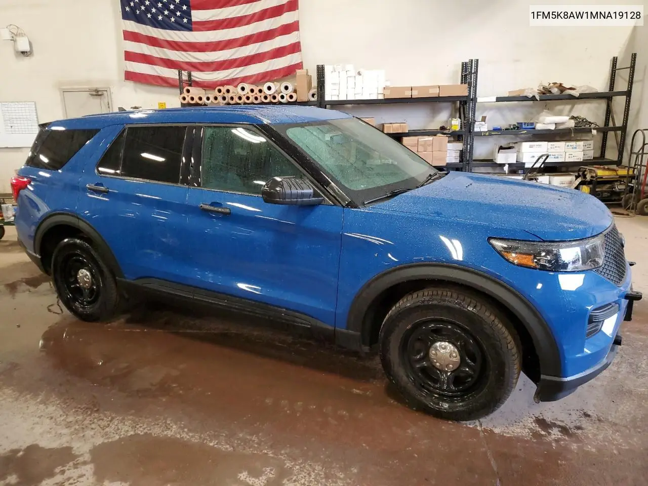 1FM5K8AW1MNA19128 2021 Ford Explorer Police Interceptor
