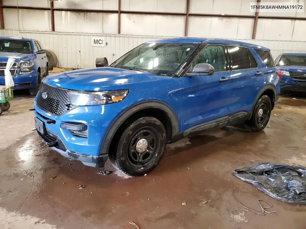 1FM5K8AW4MNA19172 2021 Ford Explorer Police Interceptor