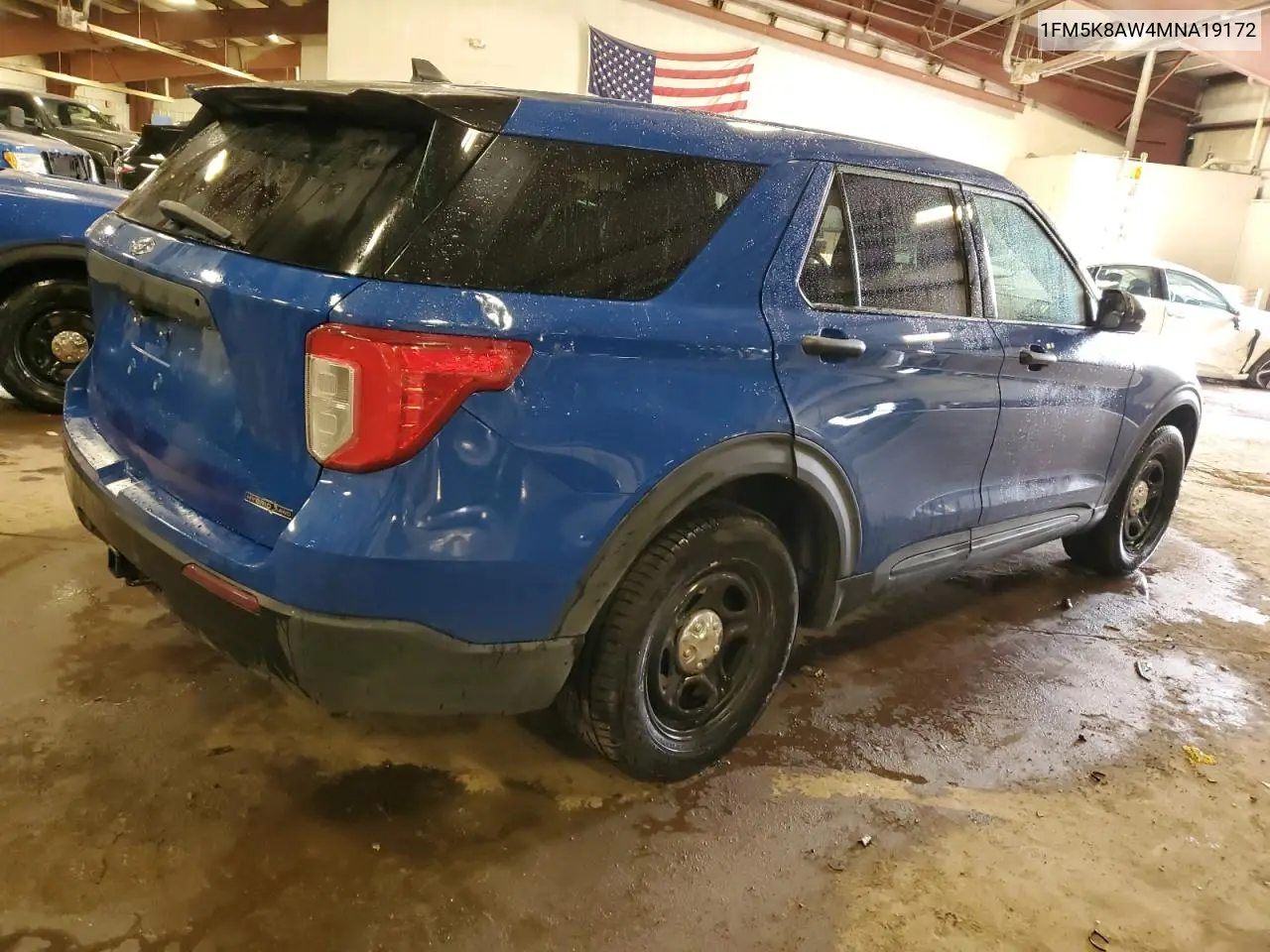 1FM5K8AW4MNA19172 2021 Ford Explorer Police Interceptor