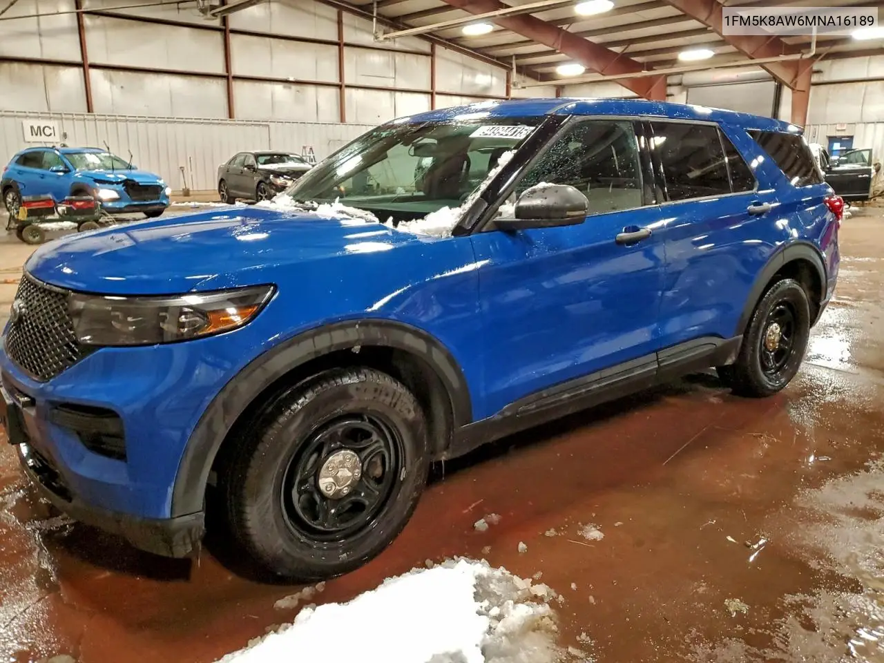 1FM5K8AW6MNA16189 2021 Ford Explorer Police Interceptor
