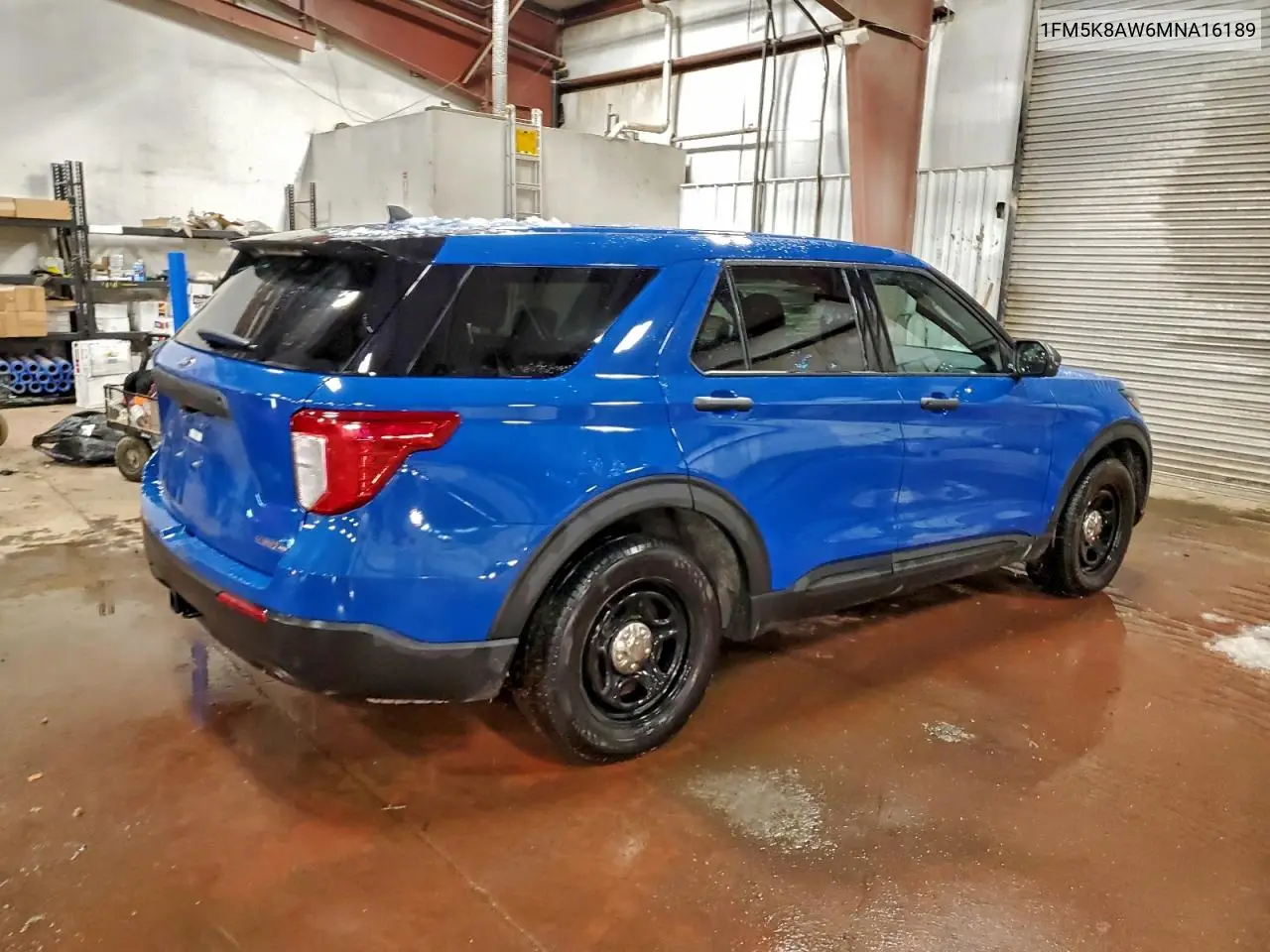 1FM5K8AW6MNA16189 2021 Ford Explorer Police Interceptor