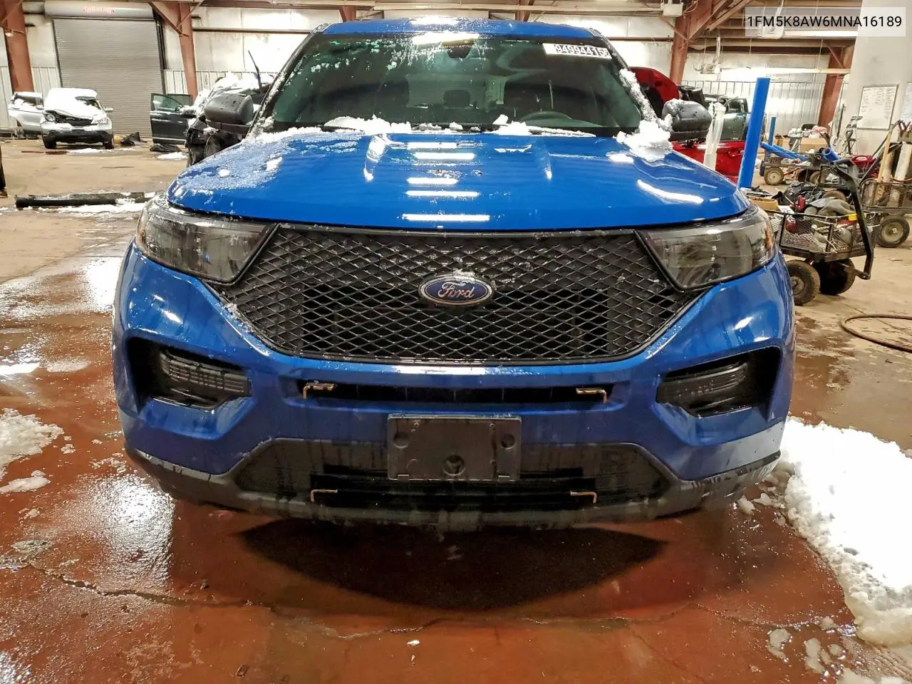1FM5K8AW6MNA16189 2021 Ford Explorer Police Interceptor
