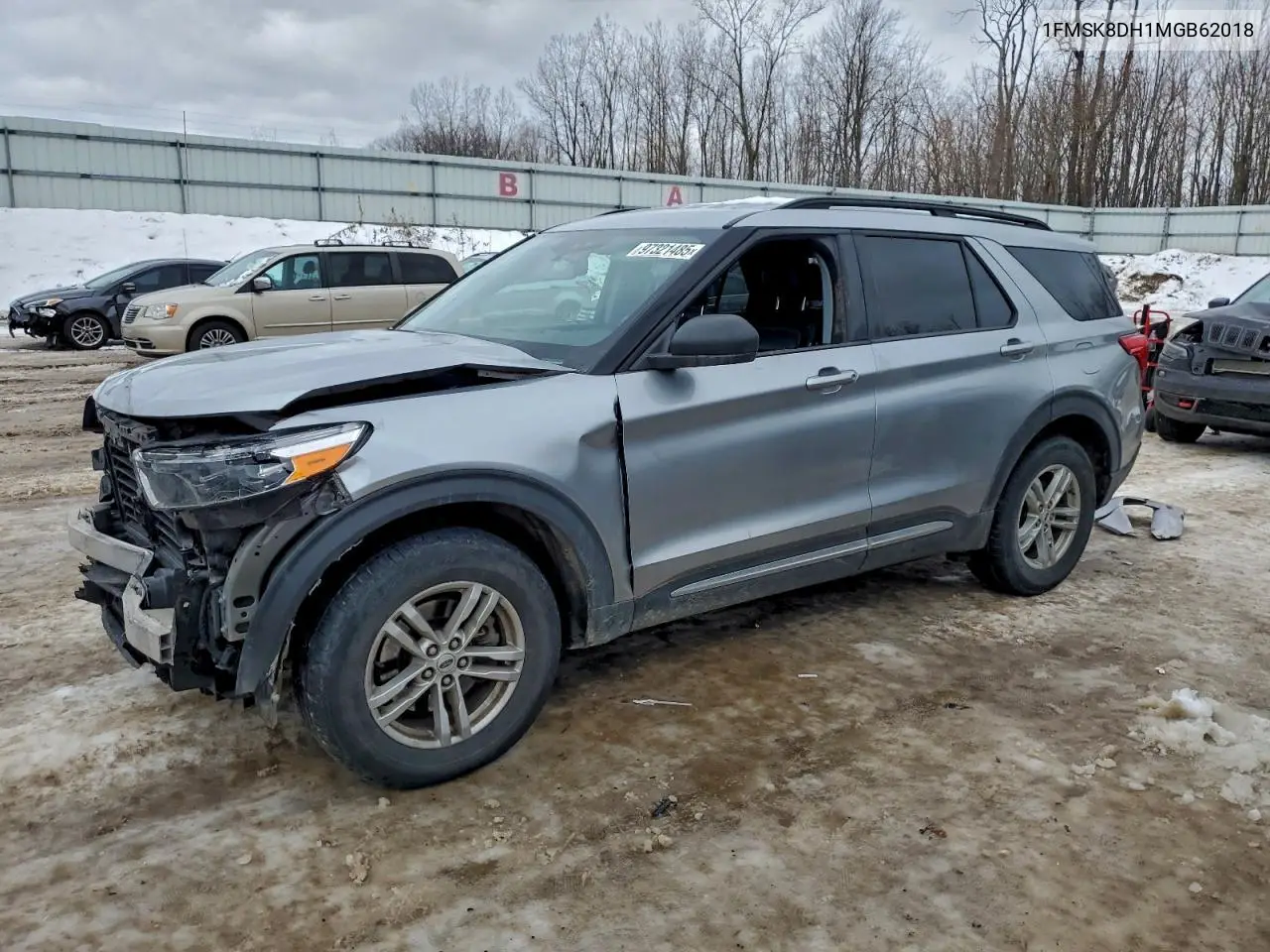 1FMSK8DH1MGB62018 2021 Ford Explorer Xlt