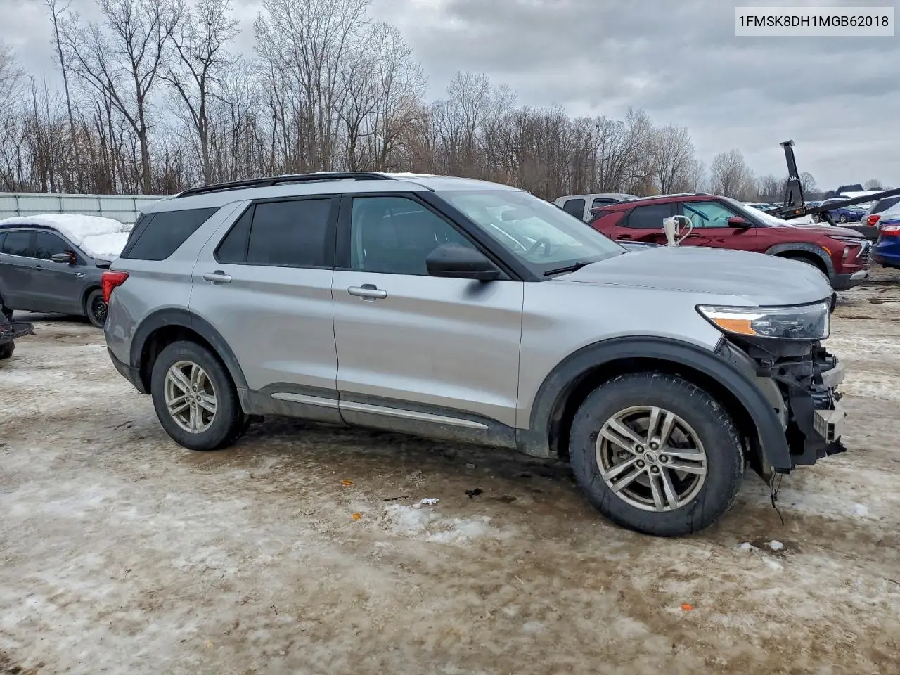 1FMSK8DH1MGB62018 2021 Ford Explorer Xlt