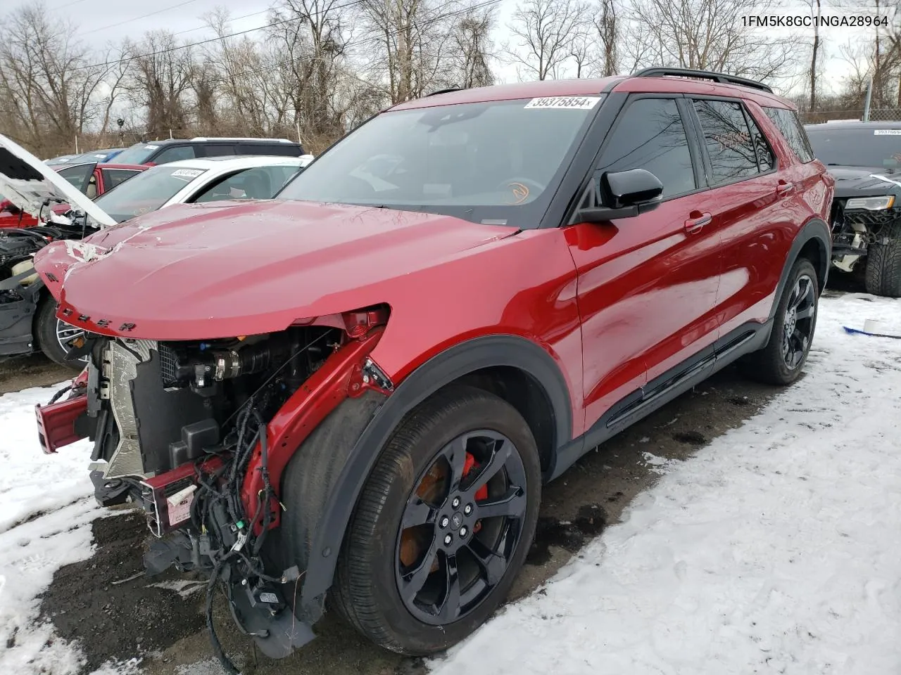 Auction sale of the 2022 Ford Explorer , vin: 1FM5K8GC1NGA28964, lot number: 39375854