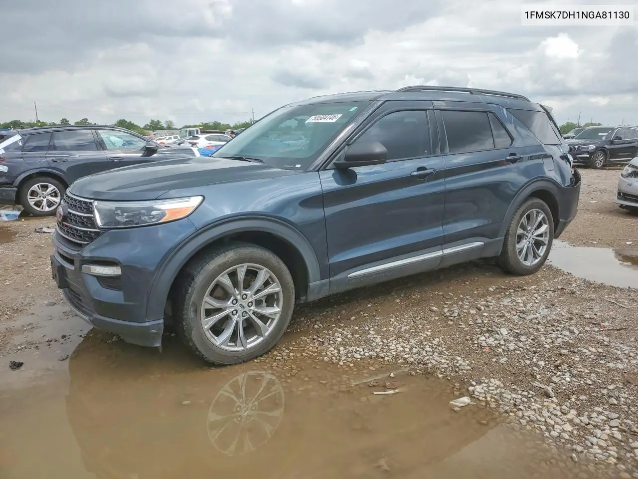2022 Ford Explorer Xlt VIN: 1FMSK7DH1NGA81130 Lot: 50504146