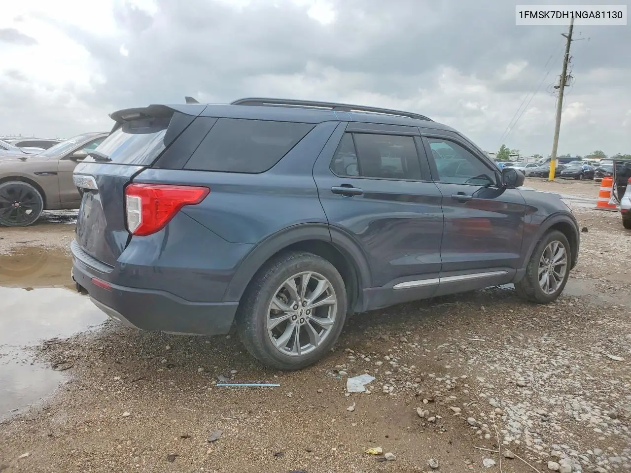 2022 Ford Explorer Xlt VIN: 1FMSK7DH1NGA81130 Lot: 50504146
