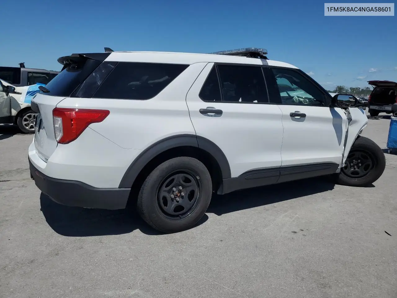 1FM5K8AC4NGA58601 2022 Ford Explorer Police Interceptor