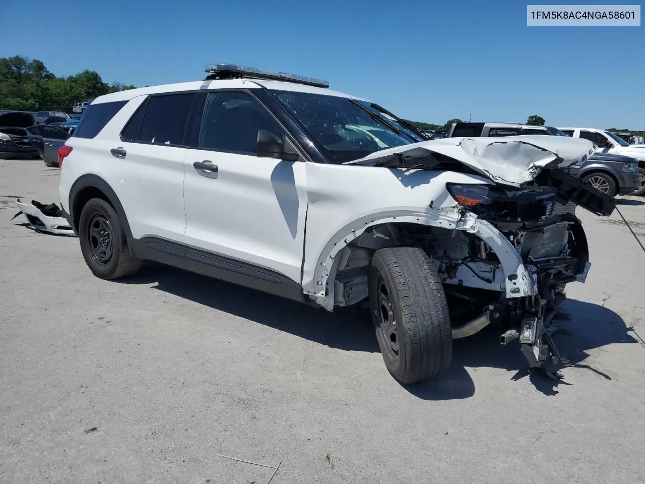 1FM5K8AC4NGA58601 2022 Ford Explorer Police Interceptor