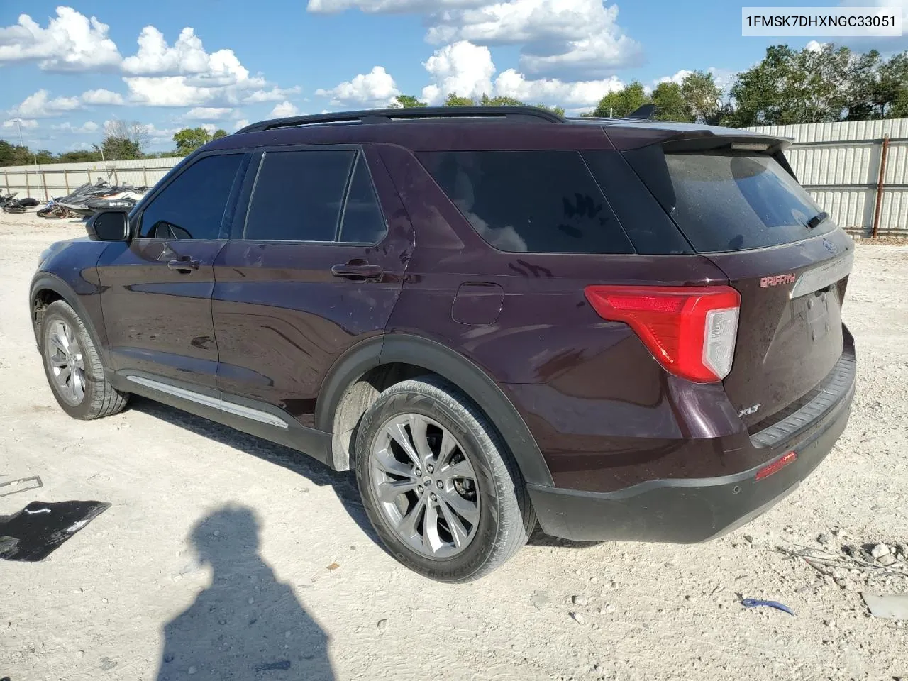 1FMSK7DHXNGC33051 2022 Ford Explorer Xlt