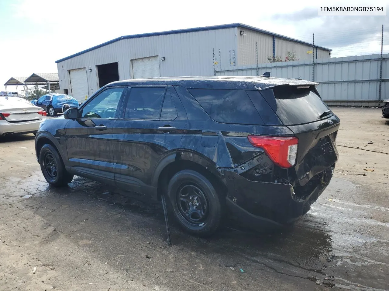 1FM5K8AB0NGB75194 2022 Ford Explorer Police Interceptor