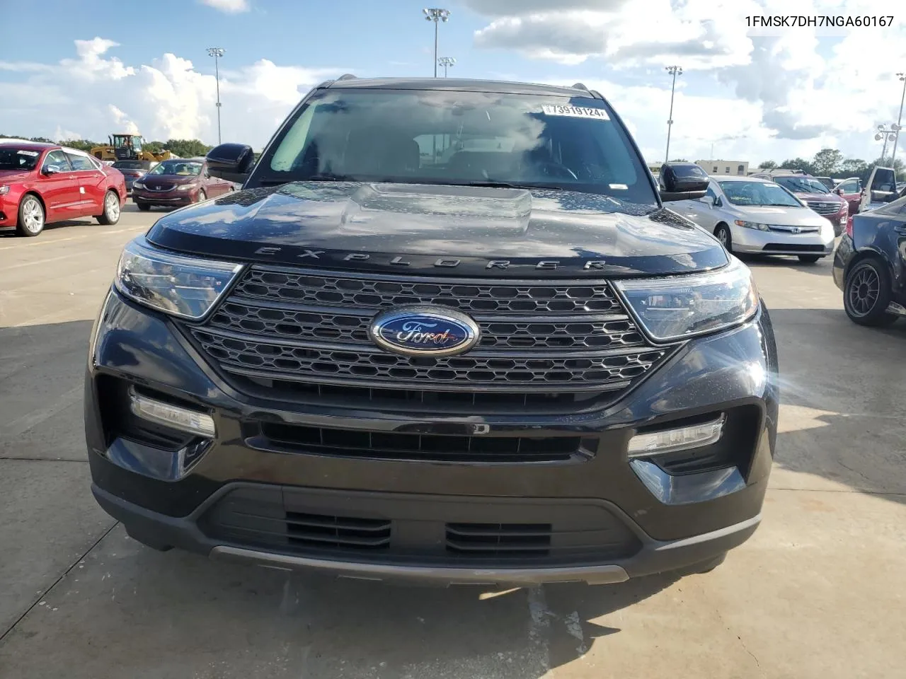 1FMSK7DH7NGA60167 2022 Ford Explorer Xlt