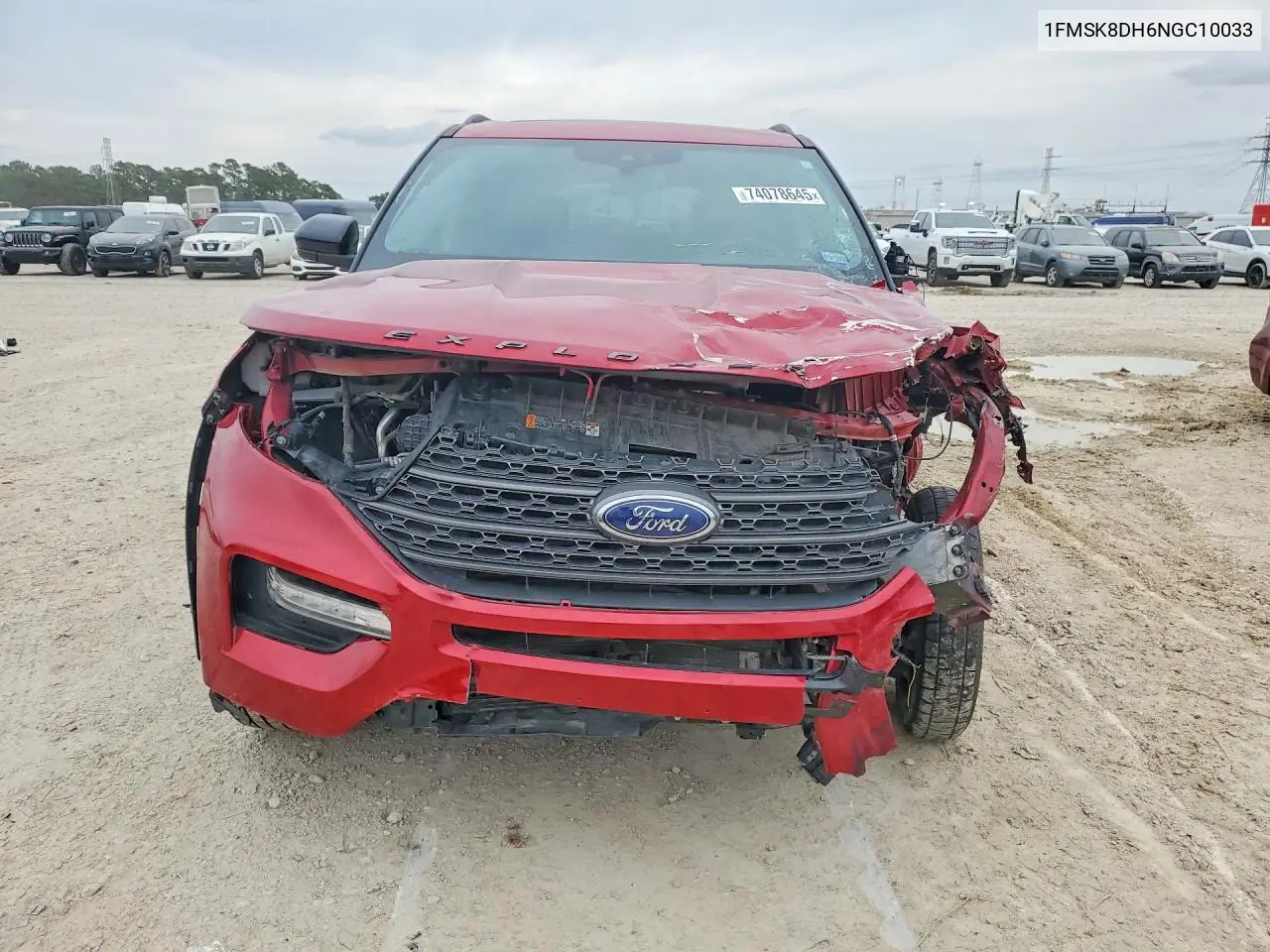 1FMSK8DH6NGC10033 2022 Ford Explorer Xlt